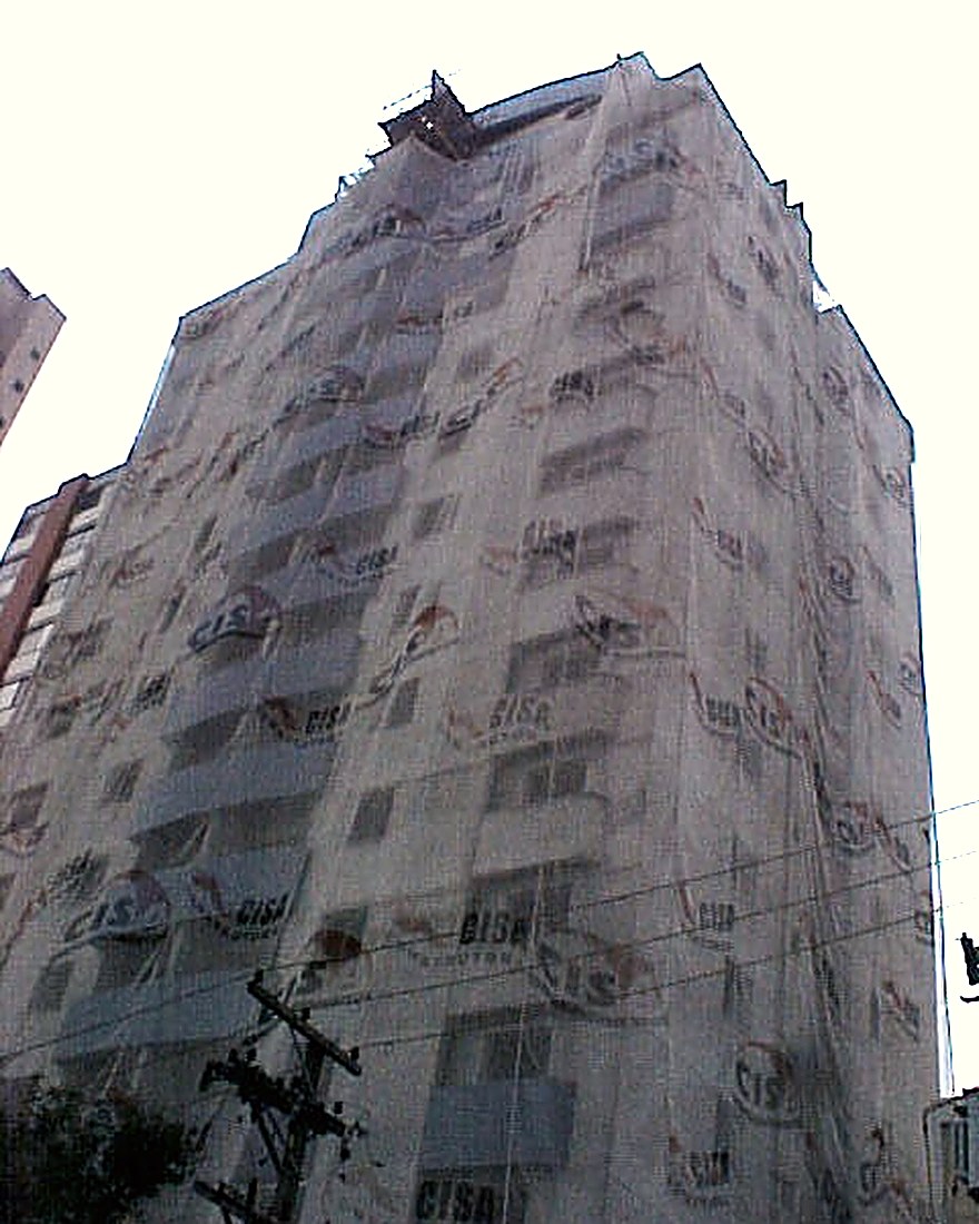 Torre do Residencial Blue Point durante a construção pela A Precisa, em Perdizes, São Paulo